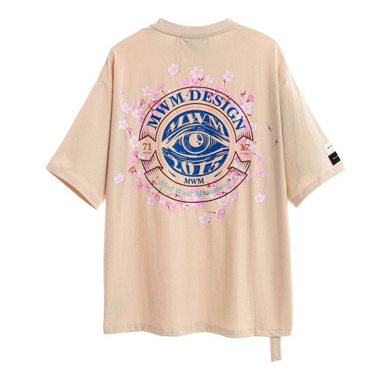 MWM Unisex κοντομάνικη μπλούζα Embroidered Eye Almond Blossom Tee